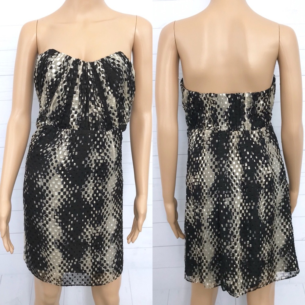 Alice & Trixie Silk Strapless Dress